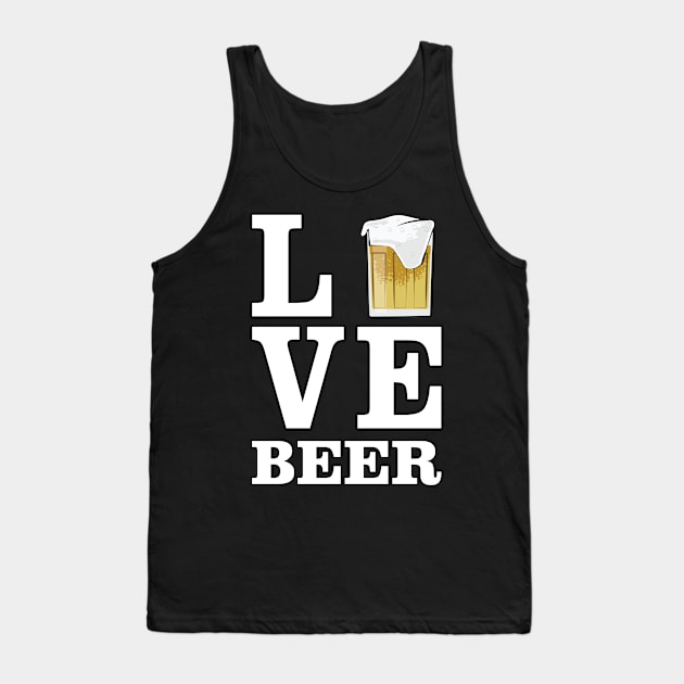 Love Beer Tank Top by DesignWood Atelier